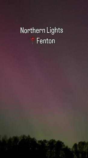 6K views · 2.8K reactions | Go outside and look to the sky! Northern Lights viewing in Michigan this evening, how incredible. #northernlights #michigan #sky #fenton | WXYZ-TV Channel 7 | Facebook