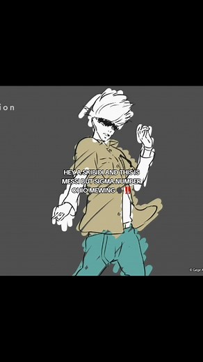 Ohio Mewing #JJK #jujutsukaisen #satorugojo #yujiitadori #kugisakinobara #opening #fyp