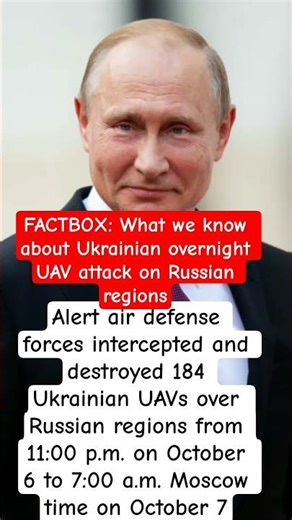 FACTBOX: What we know about Ukrainian overnight UAV attack on Russian#ussiaukrainewar