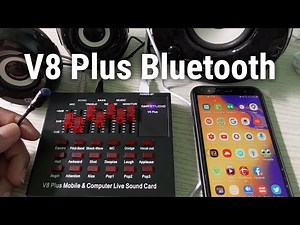 Review, Operation, Tes Sound Card V8 Plus, Mobile & Computer Live