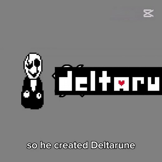 W.D GASTER IN DELTARUNE BUILT IT ALL FROM AN EMPTY ROOM