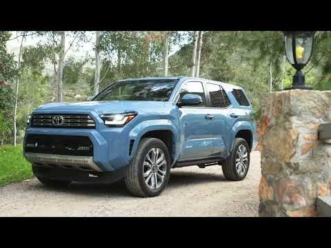2025 Toyota 4Runner Limited Design Preview in Heritage Blue