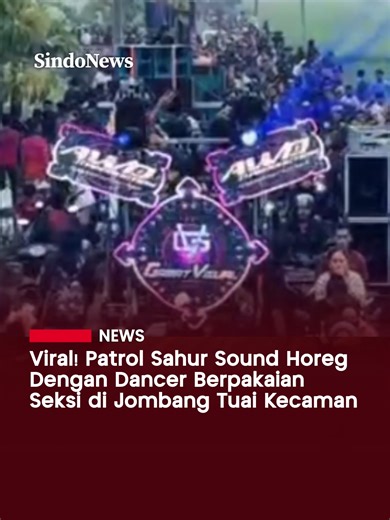Warga Desa Jatibanjar, Kecamatan Ploso, Kabupaten Jombang, dihebohkan dengan kegiatan patrol sahur menggunakan sound horeg yang melibatkan sekitar 15 unit sound system. Ribuan warga memadati jalan desa hingga menyebabkan kemacetan dan keresahan. Acara yang berlangsung sejak dini hari hingga pagi tersebut disebut digelar secara spontan tanpa izin resmi. Pemerintah desa berharap kegiatan serupa tidak terulang karena dinilai mengganggu ketertiban dan lalu lintas. #Jombang #SoundHoreg #PatrolSahur #