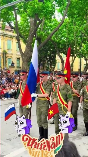 #THEODÕI ĐỘI HÌNH DANH DỰ CỦA LIÊN BANG NGA TRÊN QUẢNG TRƯỜNG BA ĐÌNH HÀ NỘI VIỆT NAM MUỐN XEM HOÀI