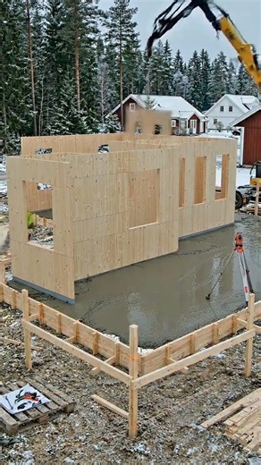 From Empty Lot to Swedish Home | Full Timelapse Build #constructiontimelapse #construction