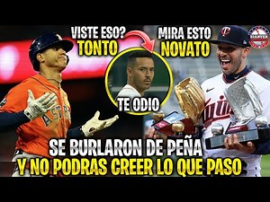 Se BURLARON de JEREMY PEÑA y ESTO HIZO para CERRARLES la BOCA | MLB