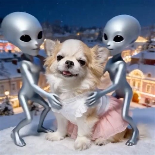 宇宙人にさらわれたチワワ🐶👽 #チワワ #dog #かわいい #癒し #宇宙人 #shorts #ショート