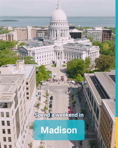 2.2K reactions · 91 shares | From sampling farmers' market favorites to exploring the city from the water, join college friends as they reunite over Madison's many treasures. ☀️ | Travel Wisconsin | Facebook
