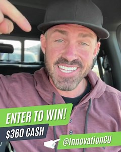 Enter to WIN $360 with Innovation Credit Union! Head over to their Instagram 👉🏼 @InnovationCU, or you can click here: www.instagram.com/innovationcu/ #InnovationCreditUnion #InnovationPartner | Ricky Forbes