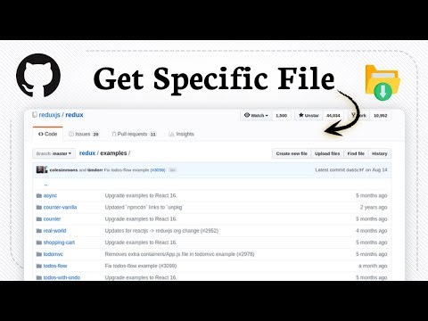 how to download a specific file in GitHub (Get File Steps)