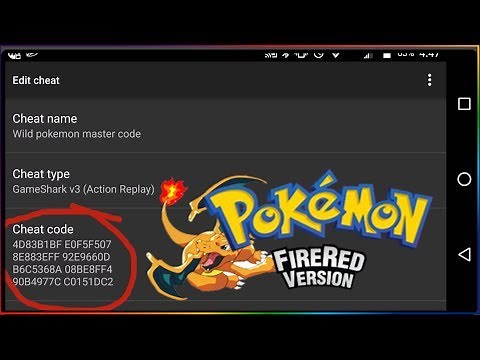 How To Catch Any Pokemon In The Wild || Pokemon Fire Red Cheat Code