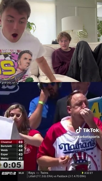 Joey Chestnut Breaks Record with 70 Hot Dogs