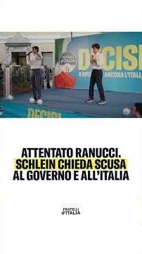 Schlein discredited Italy and the Government abroad after the attack on Ranucci.