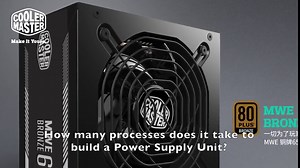 Cooler Master MWE 550 Bronze, 80+ Bronze Certified 550W Power Supply, 3 Year Warranty