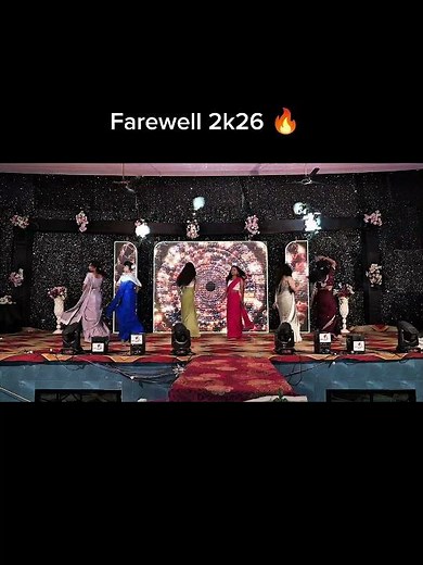 Farewell 2k26 dance performance 💃