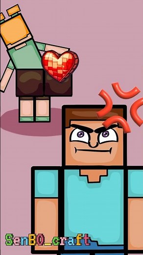 Alex makes Steve angry #Minecraft #Minecraftanimation #animation