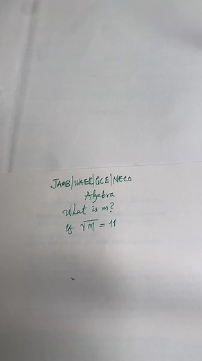 Algebra #reel | Alison Zaccheaus Otuebe