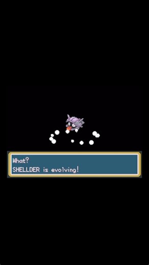 Pokemon FireRed: My SHELLDER evolved into CLOYSTER