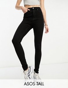 ASOS DESIGN Tall skinny jeans in black  | ASOS