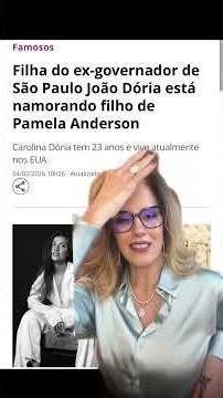 Filha de João Dória está namorando filho da Pamela Anderson #shorts