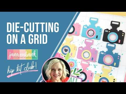 Use Your Metal Dies to Create a Grid Design | MARCH 2026 HIP KITS | Scrapbooking Ideas