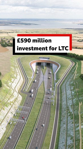 21K views · 131 reactions | A project to build the UK's largest road tunnel has been granted £590m by the government. Tap to read more: https://bbc.in/45W9MvB | BBC Kent | Facebook