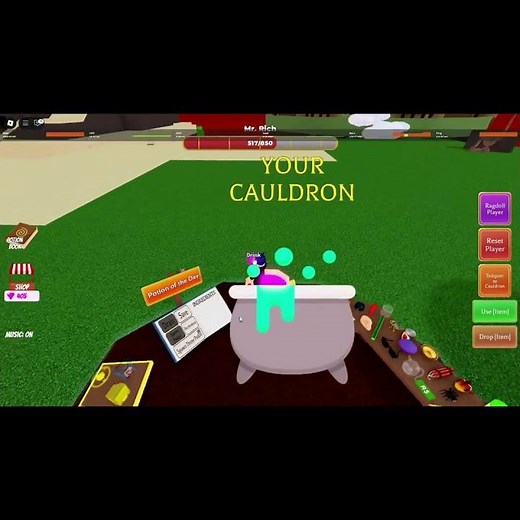 How to make DNA potion in wacky wizard in Roblox
