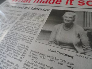 Remembering Carol Creutzburg