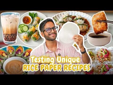 I TESTED VIRAL RICE PAPER RECIPES… SOME OF THESE SHOCKED ME 😳🔥🍚