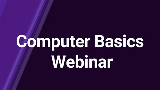 Computer Basics Webinar