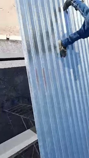 Instalación de lamina galvanizada