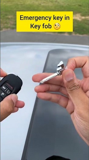 How to unlock vehicle with a dead key fob #autoinfo #emergency
