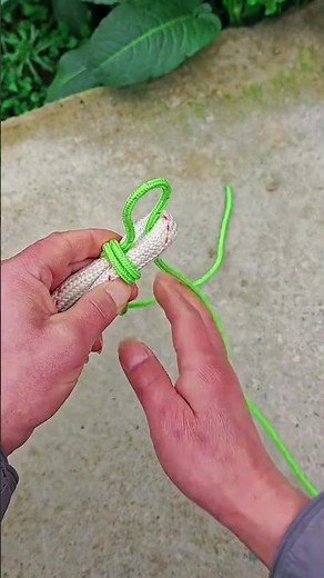 Practical docking method of thin rope and thick rope