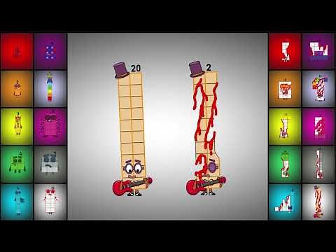 Numberblocks Band (1-20) Normal vs. Zombie - Guess the Hidden Pattern!