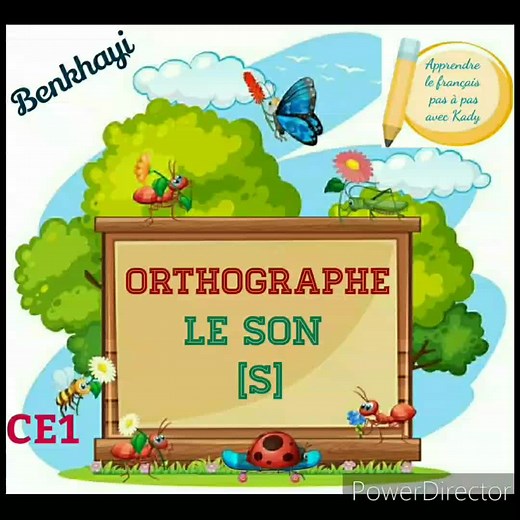 Leçon d'orthographe (CE1) Le son [ s ] ( s - ss - c - ç ) | Apprendre le français pas à pas avec Kady