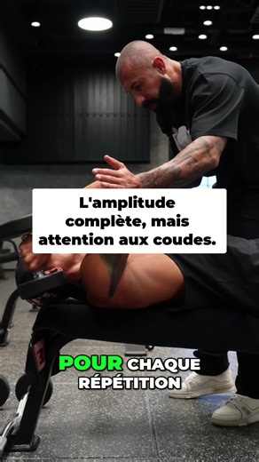 Les secrets d'une séance réussie : technique, amplitude, sécurité. Deviens incollable ! #Musculation #FitnessFrance #ConseilsSport #GymTok