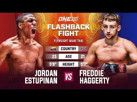 NON-STOP FIRE 🔥 Jordan Estupinan vs. Freddie Haggerty | Muay Thai Full Fight