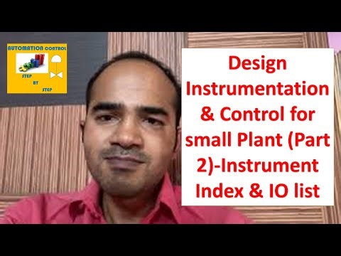 Instrumentation & Control Design small plant part 2 | Detailed Engineering demonstration
