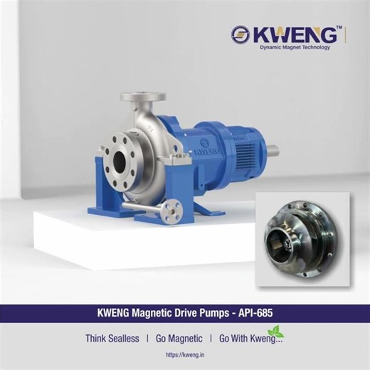 Kweng Magnetic Drive Pumps - API 685 | Dynamic Magnet Technology for Critical Applications