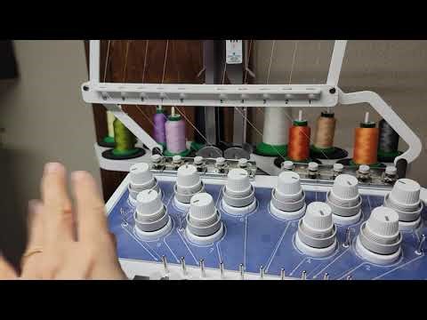 OESD Haunted Village Freestanding Bridge: PART 1 Stitch out multineedle W/ pieces precut on ScanNCut