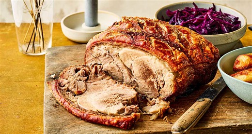 Roast pork shoulder