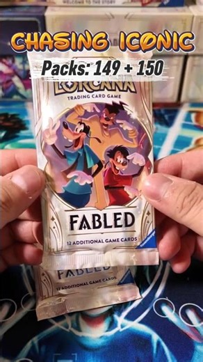 Lorcana Fabled Hunt for Mickey and Minnie🐭: Packs 149/150 Can We Pull a Legendary? #lorcana