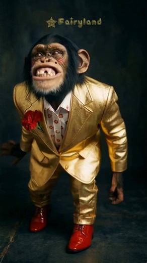 Funny Dance Moves of Comic Dancer Monkey