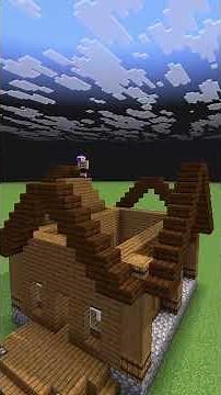 Bau dieses einfache Minecraft STARTER HAUS! 🪵🏠