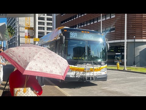 TheBus Honolulu Bus 183 Route 96A Express! WAIKELE (Part 1)