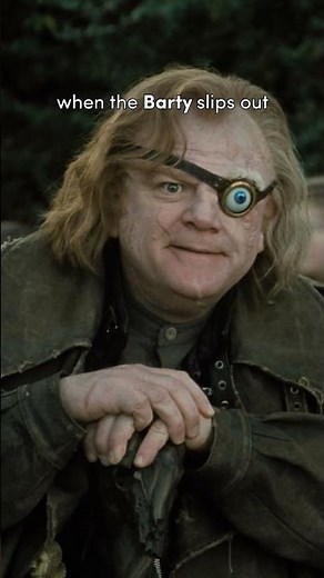 When the Barty Crouch slips out #HarryPotter #BartyCrouchSr #BartyCrouchJr #MadEyeMoody