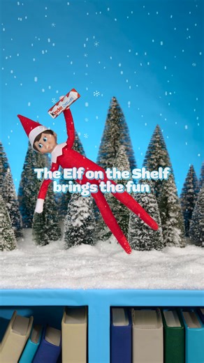The elf has a buddy, Kinder Chocolate! 8 New adventures are on Let's Story! | Kinder | Facebook