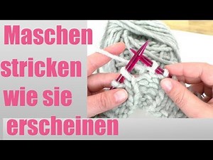 Knitting stitches as they appear | Knitting for beginners