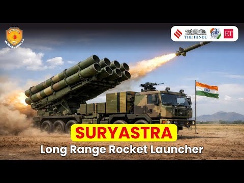 Suryastra Long Range Rocket Launcher: India’s 300 km Precision Artillery Boost