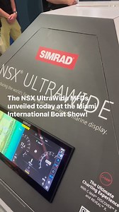 10K views · 19 reactions | Simrad unveiled its spectacular new NSX UltraWide MFDs at the 2024 Miami International Boat Show today. | Sport Fishing Magazine | Facebook
